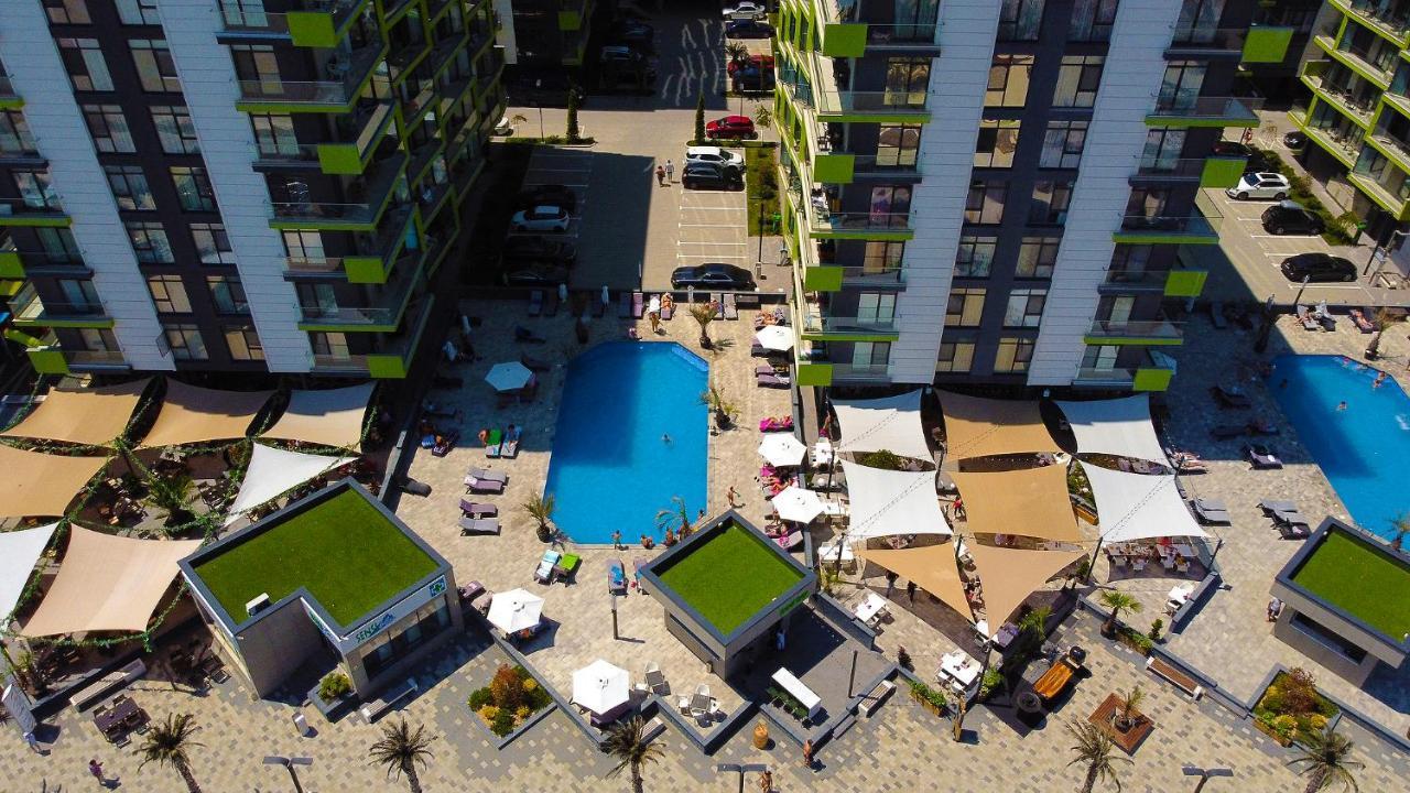 Rainbow Sea View Apartment Spa N Pool Resort - Parking Mamaia Extérieur photo