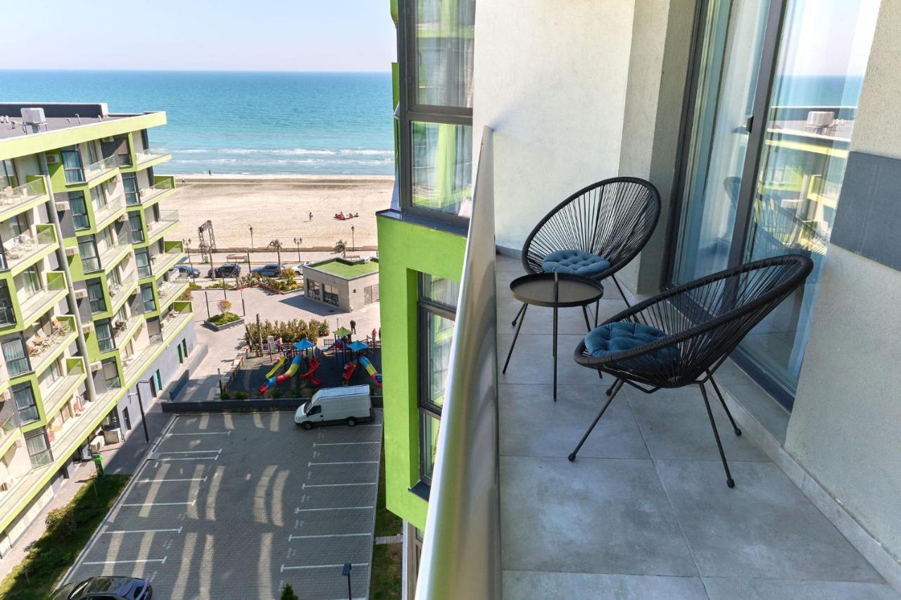 Rainbow Sea View Apartment Spa N Pool Resort - Parking Mamaia Extérieur photo