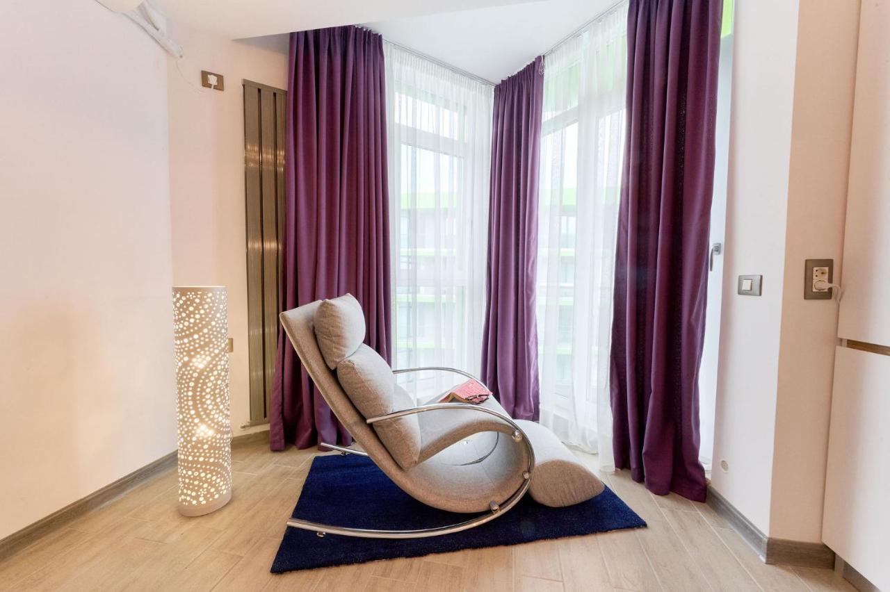 Rainbow Sea View Apartment Spa N Pool Resort - Parking Mamaia Extérieur photo