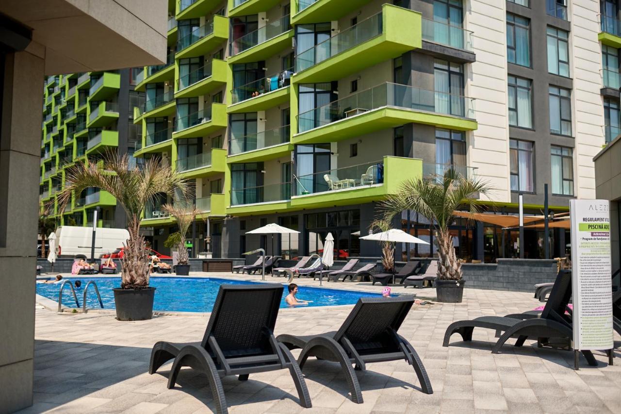 Rainbow Sea View Apartment Spa N Pool Resort - Parking Mamaia Extérieur photo